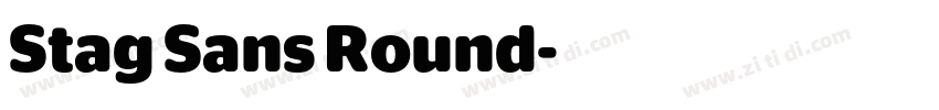 Stag Sans Round字体转换 Stag Sans Round字体转换